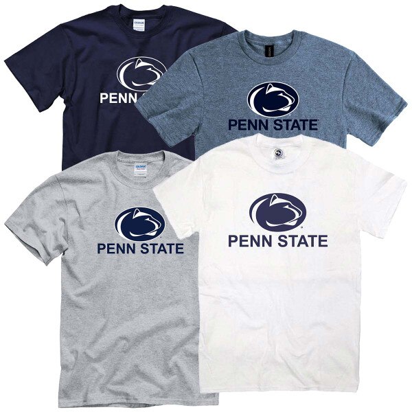 short sleeve t-shirts with Athletic Logo and Penn State on fronts